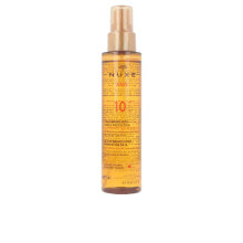 Автозагар и средства для солярия Nuxe Sun Tanning Oil for Face and Body Spf 10 Масло-спрей для загара для лица и тела 150 мл