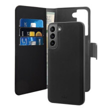Puro SGS22BOOKC3BLK - Wallet case - Samsung - Galaxy S22 - 17.3 cm (6.8