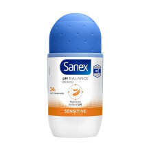 Дезодоранты sanex Sensitive Roll-On Deodorant Шариковый дезодорант, для чувствительной кожи 45 мл