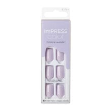 Материалы для наращивания ногтей Self-adhesive nails imPRESS Color Picture Purplect 30 pcs