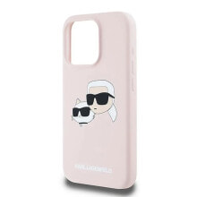 KARL LAGERFELD Klhmp15XSkchpplp iPhone 15 Pro Max 6.7 Silicone Karl&Choupette phone case