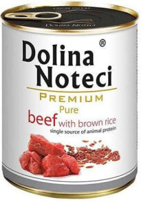 Dolina Noteci Dolina Noteci Pies Pure, wołowina z ryżem puszka 800g