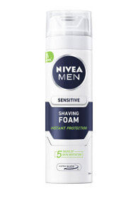 Мужские средства для бритья Nivea Men Sensitive Shaving Foam Пена для бритья для чувствительной кожи 200 мл