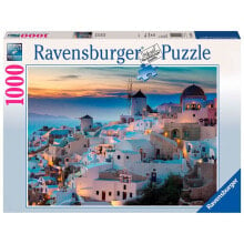 Детские развивающие пазлы RAVENSBURGER Santorini 1000 Pieces Puzzle