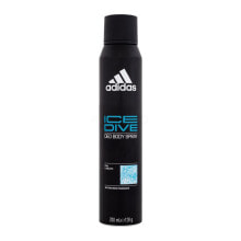 Adidas Ice Dive Deo Body Spray 48H 200 ml deodorant Deospray für Herren