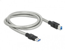 DeLOCK 86778 USB кабель 1 m 3.2 Gen 1 (3.1 Gen 1) USB B USB A Серебристый