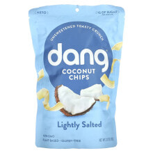 Dang Foods, Кокосовые чипсы, оригинальный рецепт, 90 г (3,17 унции)