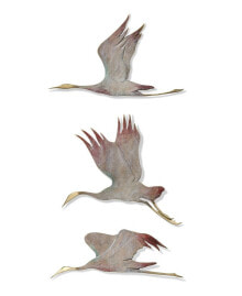 Home Crane Plaque- Set of 3