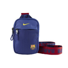 Мужские сумки через плечо мужская сумка через плечо однолямочная спортивная тканевая маленькая планшет синяя Nike Stadium FC Barcelona Smit CK6487-421 Messenger Bag