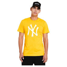 Мужские спортивные футболки мужская спортивная футболка желтая с логотипом NEW ERA MLB Seasonal Team Logo New York Yankees Short Sleeve T-Shirt