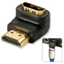 Компьютерные кабели и коннекторы lindy HDMI 90° Черный 41085