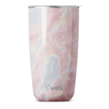 SWELL Geode Rose 530ml Thermos Tumbler With Lid