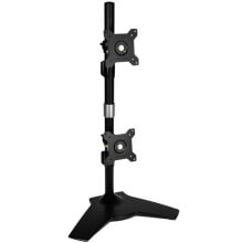 SilverStone SST-ARM24BS - Vertikaler Dual Monitorarm - schwarz