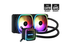 Купить компьютерные комплектующие Enermax: Enermax AQUAFUSION ADV 240 ARGB AIO CPU Liquid Cooler, Infinity Mirror RGB Pump,