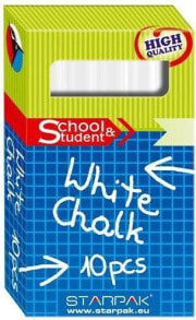 Starpak School chalk white, 10 pcs. (262682)