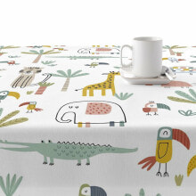 Stain-proof resined tablecloth Belum Jeddah Multicolour 150 x 150 cm