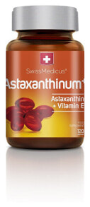 Антиоксиданты swissMedicus Astaxanthinum Комплекс с астаксантином и витамином Е 120 таблеток