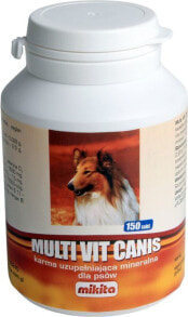 Витамины и добавки для кошек и собак Mikita MULTI VIT WORST 150szt