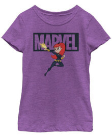 Детские футболки и майки для девочек Marvel (Марвел)