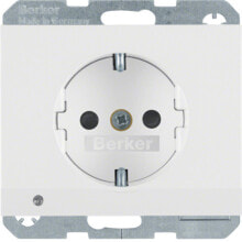Accessories for sockets and switches berker 41097009 - Type F - White - Thermoplastic - Power - IP20 - IEC 60884-1 - VDE 0620-1