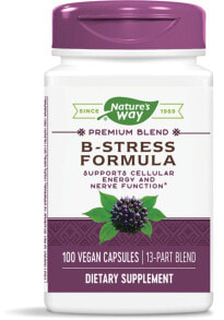 B vitamins nature&#039;s Way B-Stress Formula -- 100 Vegan Capsules