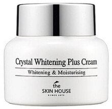 Aufhellende und feuchtigkeitsspendende Gesichtscreme gegen Pigmentflecken - The Skin House Crystal Whitening Plus Cream