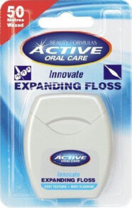 Active Oral Care Nić dentystyczna pęczniejąca miętowa z fluorem - 7287952