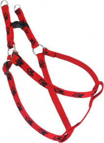 Шлейки для собак cHABA Adjustable harness Feet - Red and black 5