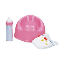 Dolls Accessories Reig Baby's bottle Nappy Potty