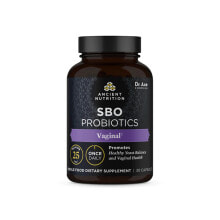 Prebiotics and probiotics ancient Nutrition SBO Probiotics Vaginal Once Daily -- 25 billion CFU - 30 Capsules