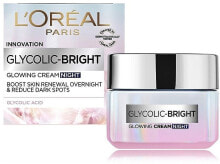 Aufhellende Gesichtscreme für die Nacht - Loreal Paris Glycolic-Bright Glowing Night Cream