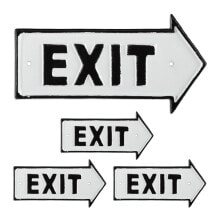 4 x Exit Schild