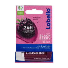 Купить средства для ухода за кожей губ Labello: Labello Blackberry Shine 24h Moisture Lip Balm 4,8 g lippenbalsam für Frauen