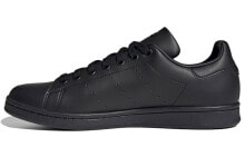 adidas originals StanSmith 低帮 板鞋 男女同款 黑 / Мужские кроссовки adidas Stan Smith Shoes (Черные)