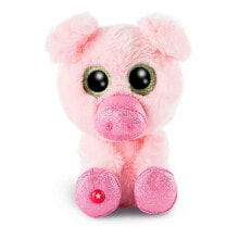 Мягкие игрушки для девочек nICI Glubschis Dangling Pig Zuzumi 15 Cm Teddy