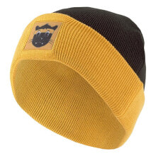 Мужские шапки мужская шапка черная желтая вязаная Puma Animal Classic Cuff Beanie Kids