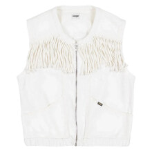 WRANGLER Fringed Denim Vest