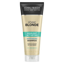 Шампуни для волос John Frieda Sheer Blond Moisturizing Shampoo Увлажняющий и осветляющий шампунь с маслом авокадо для светлых волос 250 мл