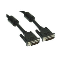 Компьютерные разъемы и переходники InLine 17791 DVI кабель 1,8 m DVI-I Черный
