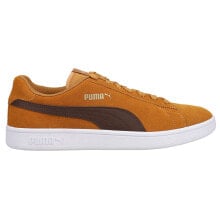Puma Smash V2 Logo Lace Up Mens Brown Sneakers Casual Shoes 36498968 купить онлайн