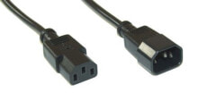 Компьютерные разъемы и переходники InLine 16637 кабель питания Черный 7 m