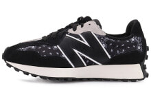 New Balance NB 327 腰果花 复古运动 防滑 低帮 跑步鞋 男女同款 黑米色 / Кроссовки New Balance NB 327 MS327DEU