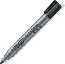 Staedtler STAEDTLER Flipchartmarker Lumocolor schwarz 10 Stück