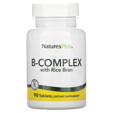 Витамины группы B Натурес Плюс, Комплекс витаминов группы B с рисовыми отрубями, 90 таблеток