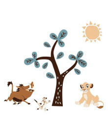 Lambs & Ivy disney Baby Lion King Adventure Tree with Simba/Timon/Pumbaa Wall Decals/Stickers by Lambs & Ivy