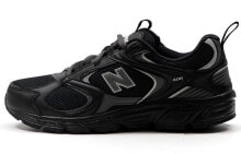 New Balance 408系列 透气 低帮 跑步鞋 男女同款 黑色 / Кроссовки New Balance 408 ML408K