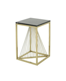 Noble House arvid Modern Faux Marble Accent Table