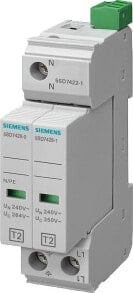 Siemens Ogranicznik przepięć C TYP 2 2P 20kA 350V układ 1+1 wąski ze stykami sygnalizacyjnymi 5SD7422-1 купить онлайн