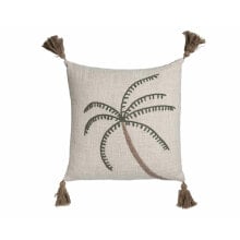 Cushion Alexandra House Living PALM Green Beige 50 x 1 x 50 cm