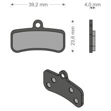 BRENTA CICLO E-Bike Tech XTR/QUADIEN Shimano/TRP/Tektro disc brake pads